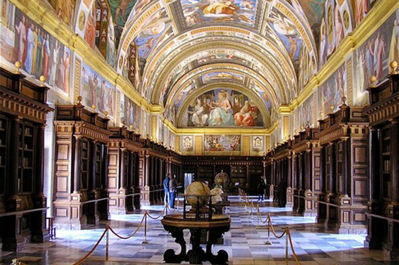 The Library of El Escorial, Spain