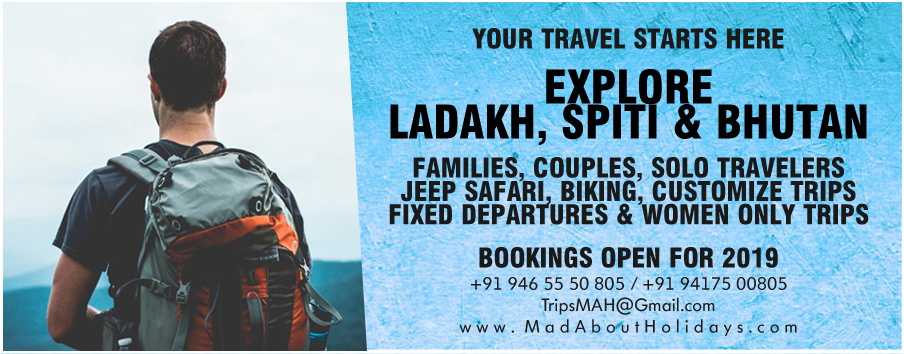 Trips to Ladakh, Spiti, Bhutan, Short Trips, Women Only Trips